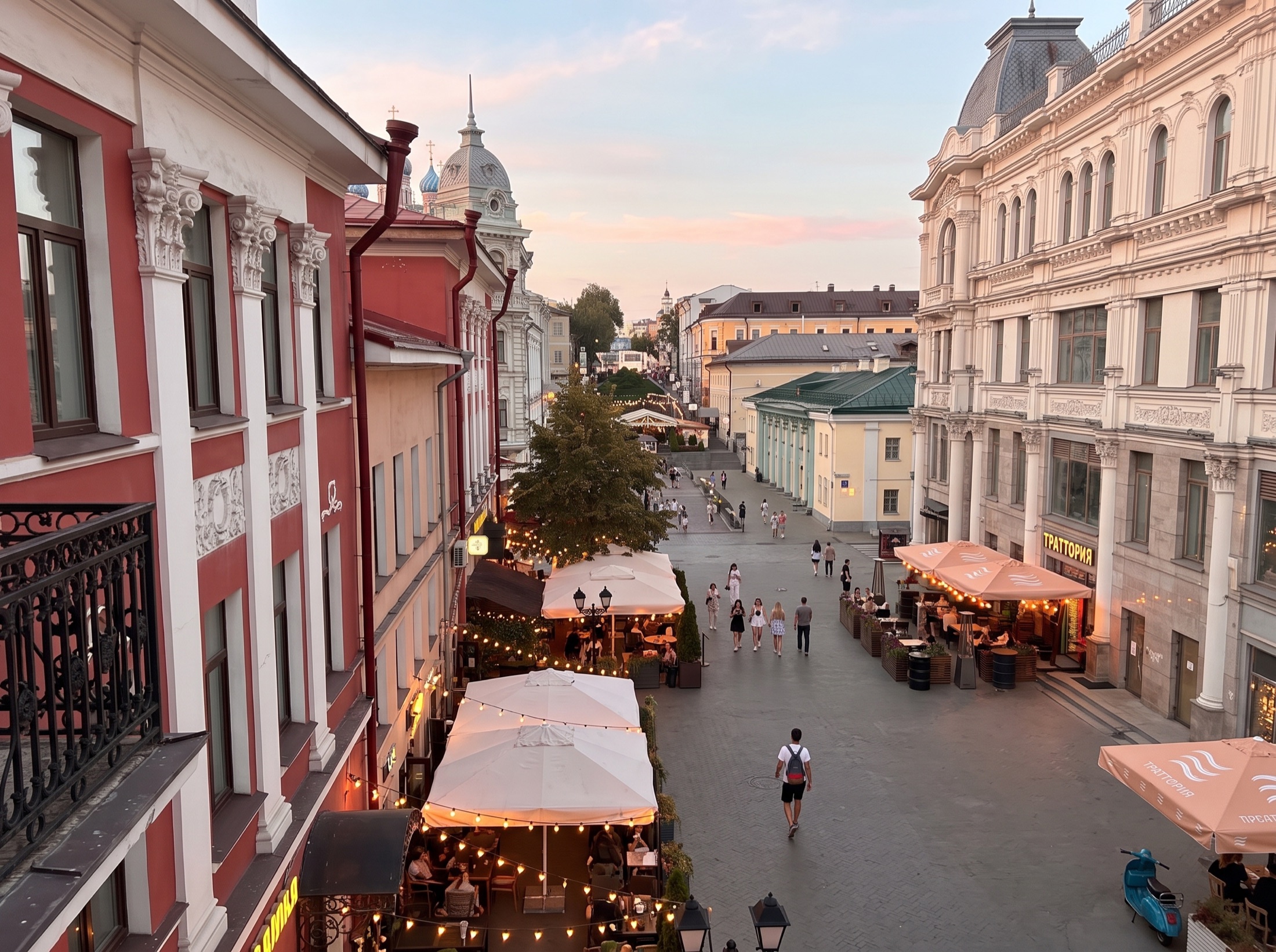 Вечерние веранды в центре Казани